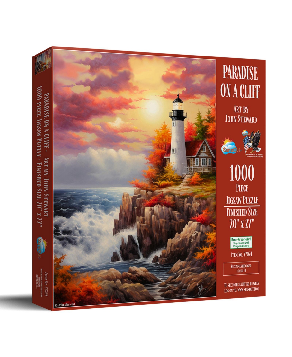 SunsOut Paradise on the Cliff 1000 piece Jigsaw Puzzle for Adults