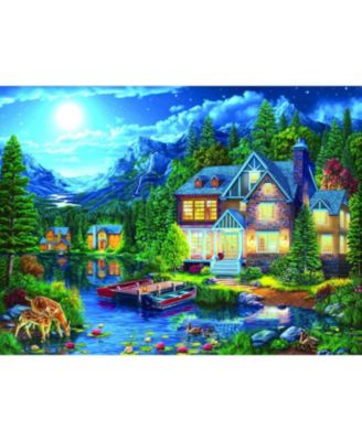 House Near the Lake 1000 piece Jigsaw Puzzle for Adults