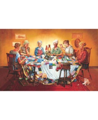 A Quilting Party 550 piece Jigsaw Puzzle for Adults