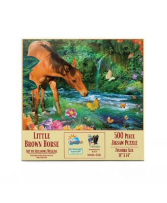 Little Brown Horse 500 piece Jigsaw Puzzle for Adults