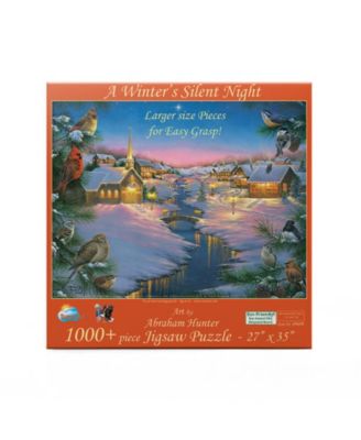 A Winter's Silent NIght 1000 piece Jigsaw Puzzle for Adults Large Pieces Christmas