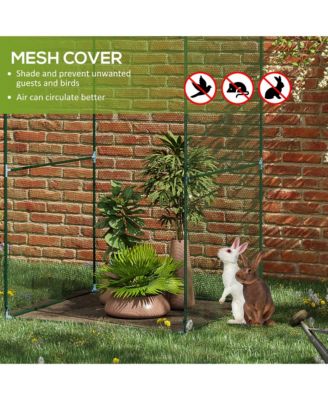 4' x 4' Walk-in Crop Cage, Plant Protectors with Door