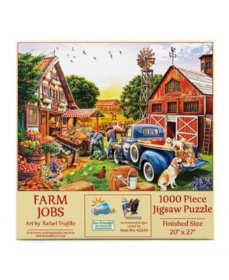 Farm Jobs 1000 piece Jigsaw Puzzle for Adults