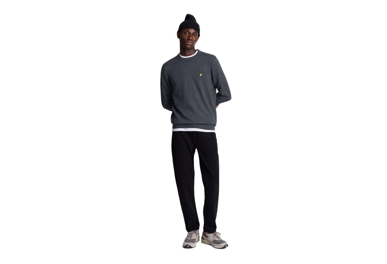 Men's Cotton Merino Crew Neck Sweater