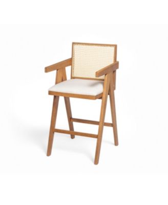 Cane Back Bar Stool