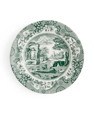 Heritage Green Italian Salad Plates, Set of 4