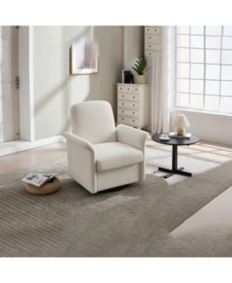 Swivel Barrel Accent Chair