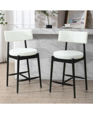 Mid Century Modern Counter Stool (Sets of 2)