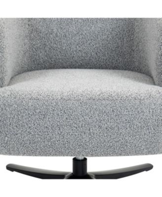 Cuddle Swivel Chair - Balcony, Study, Living Room - Grey
