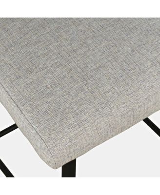 Macey Contemporary Modern Upholstered Counter Barstool (Set of 2)