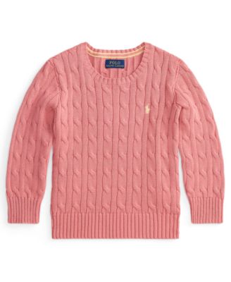 Boys' 2-7 Cable-Knit Cotton Sweater