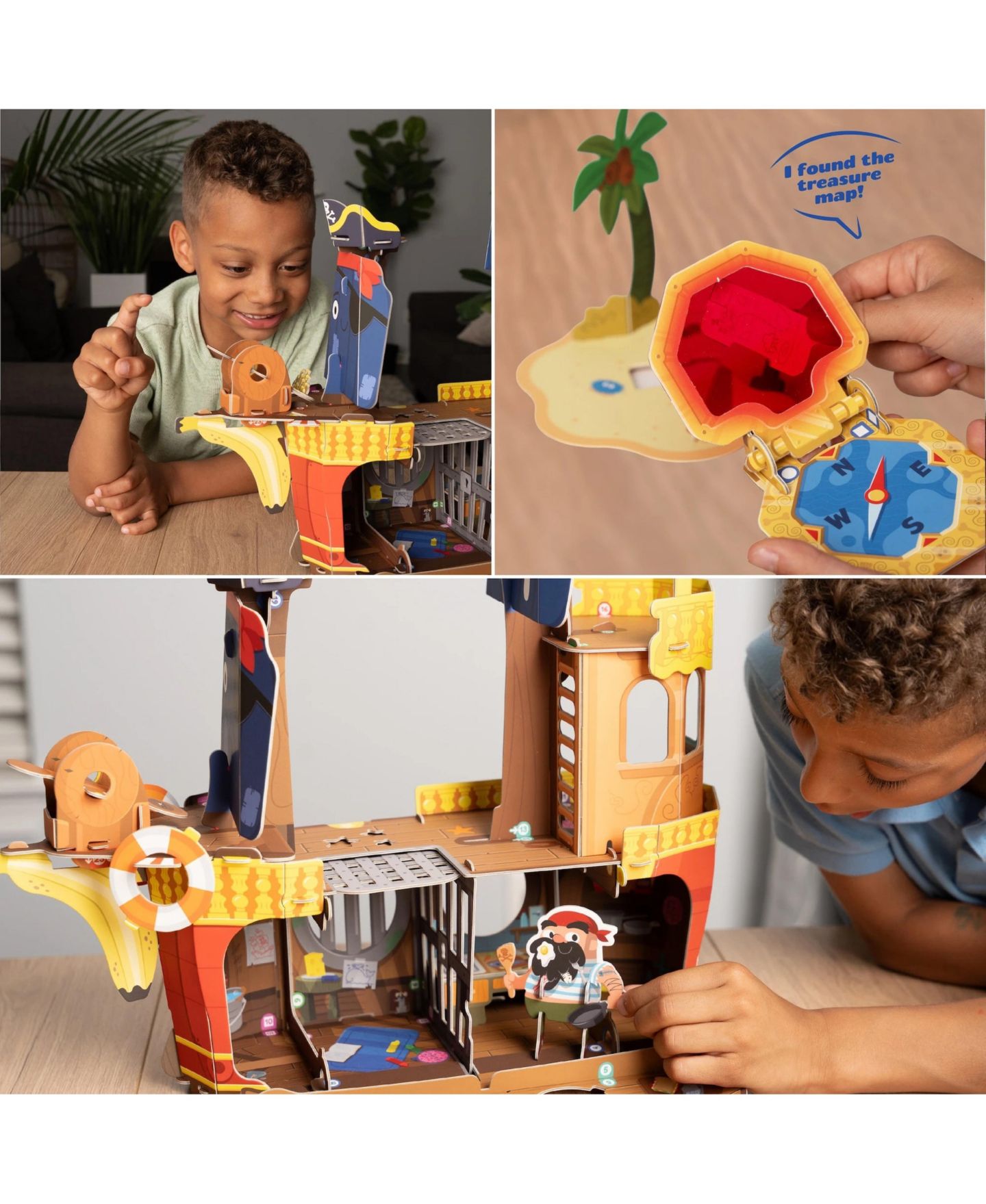 Детский игровой набор Playper Plucky Pirates Buildable 21-Piece Playset, Ages 3+ — фото 3