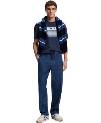 Men's Cotton-Jersey Logo Print T-Shirt