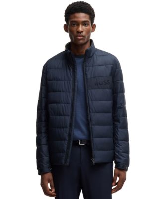 Men's Water-Repellent Logo Detail Jacket