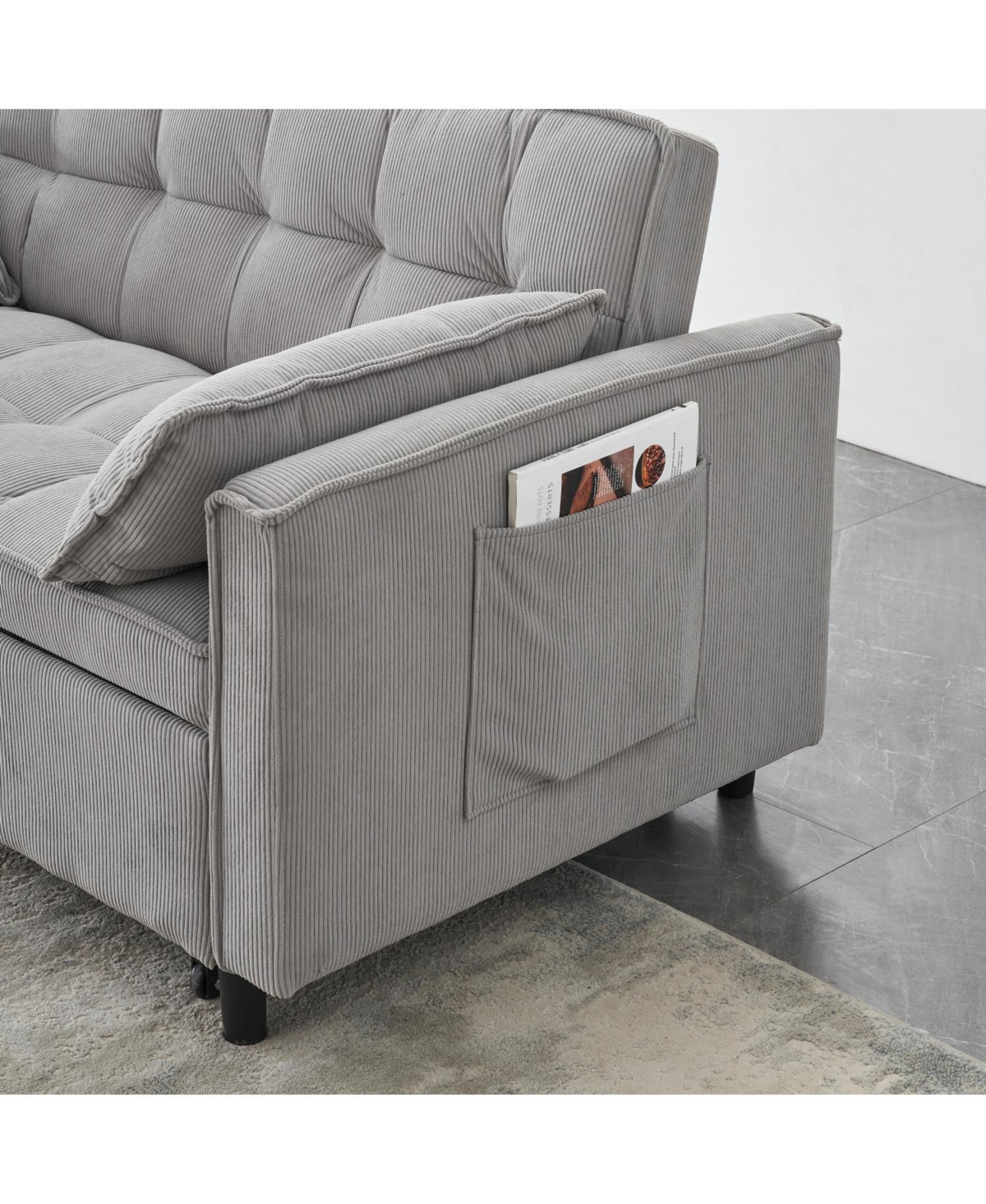 Streamdale Furniture Convertible Sofa with Pull-Out Bed