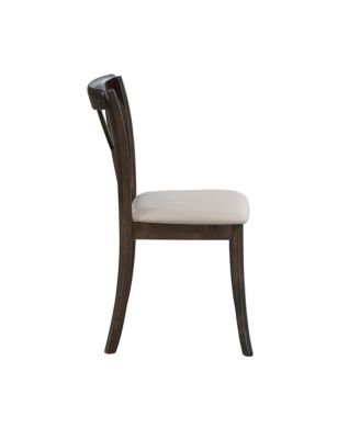 Mid-Century Modern Wood Dining Set (Table + 4 Chairs