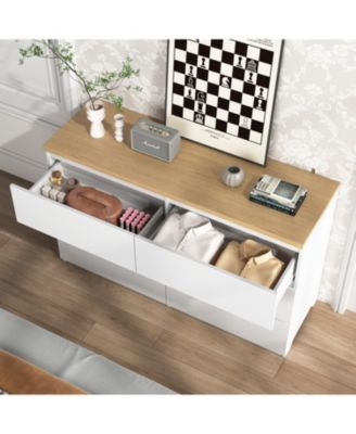 Streamdale 6-Drawer Wood Storage Cabinet Organizer for Bedroom, Entryway, Hallway