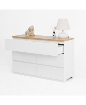 Streamdale 6-Drawer Wood Storage Cabinet Organizer for Bedroom, Entryway, Hallway