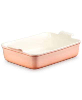 Stoneware 6.75 Quart Heritage Deep Rectangular Lasagna Dish