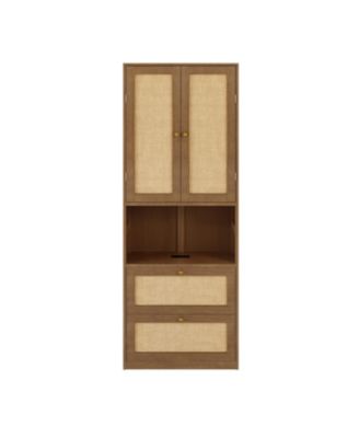 Bookshelf with USB 3 Drawers & 2 Doors