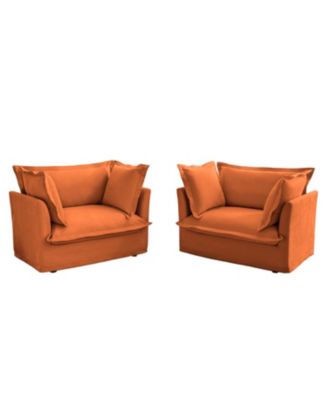 Set of 2 Slipcovered Armchairs