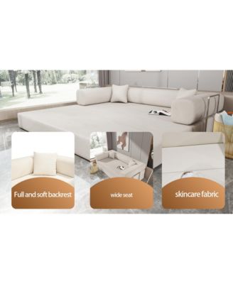 Multifunctional Velvet Sofa Bed