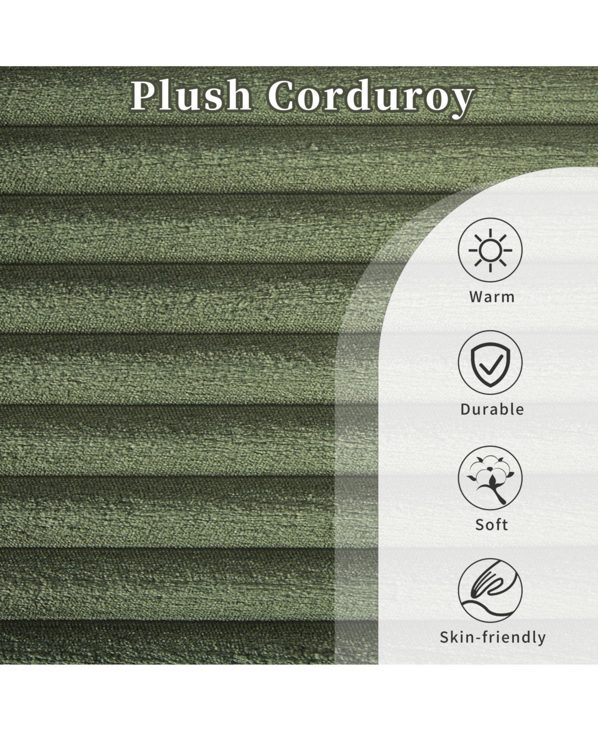 Streamdale U-Shaped Sectional Sofa with Ottoman & Storage - Green