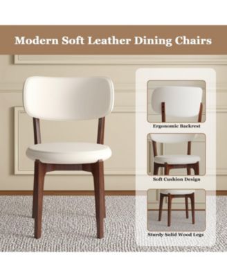 63" Modern Dining Table Set, Burnt Stone Top, Gold Base, 4 White Chairs