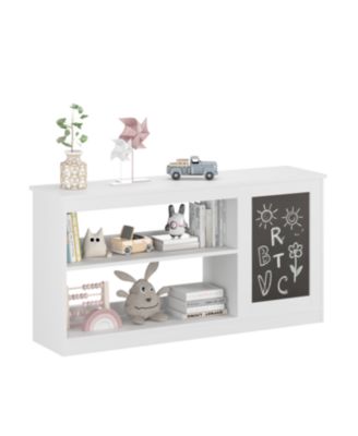 Streamdale Kids Bookshelf Toy Storage Cabinet Chalkboard - White Organizer