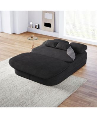  75" Foldable Sofa Bed with Blanket