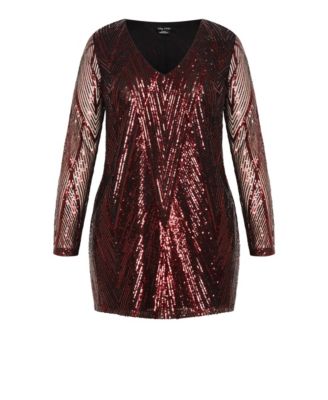 Women's Plus Size Micah Sequin Dress