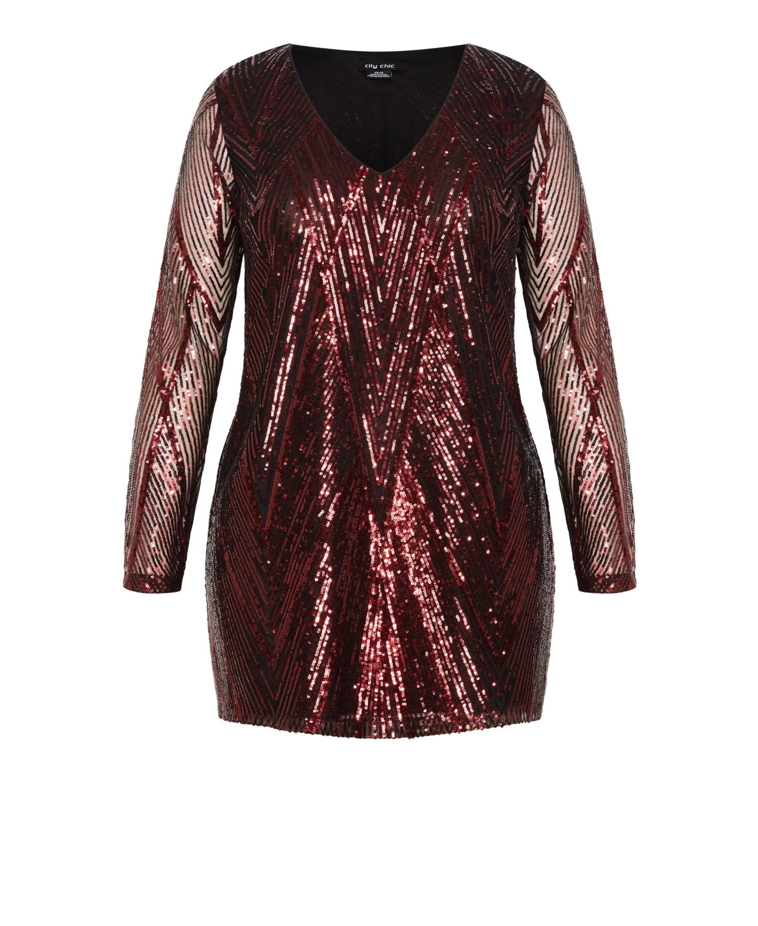 Plus Size Micah Sequin Dress