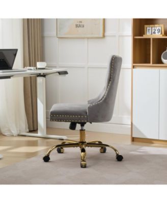 A&A Modern Velvet Home Office Chair