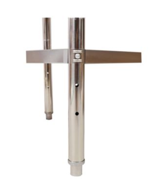 Stainless Steel Prep Table 30x24x35.5" w/ Backsplash