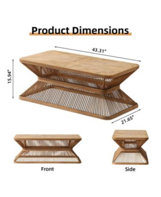 Streamdale Mid-Century Modern Coffee Table