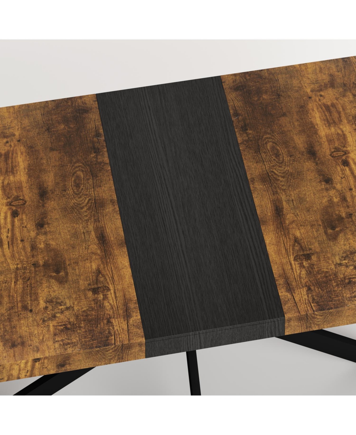 Streamdale Furniture Retro Rectangular Stretch Table Versatile, Stylish, and Space-Saving dining table