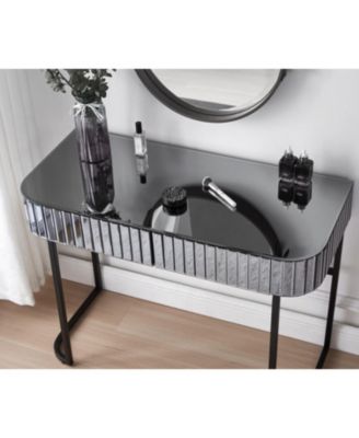 + Vanity Table + Stainless Steel + Mirrored + Drawers