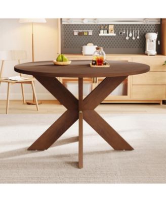 Round Dining Table Modern Farmhouse Kitchen Table