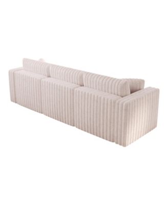 106" Light Pink Modular Sofa - Modern Plush & Comfortable