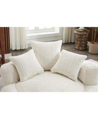 Foam Bean Bag Chair - Soft Chenille Cover