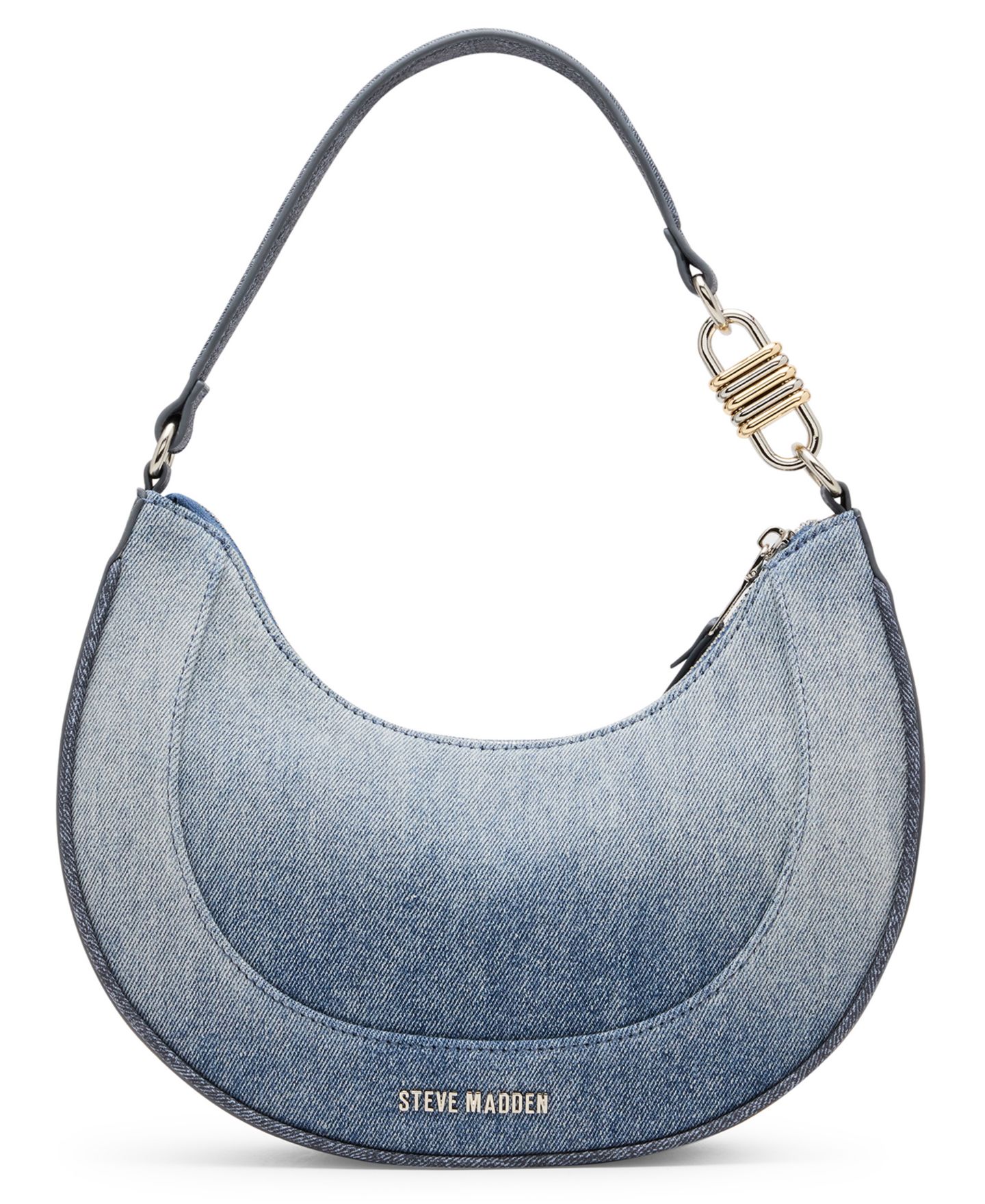 Женская сумка Steve Madden Bliamm Medium Shoulder, цвет: Джинсовый — фото 1