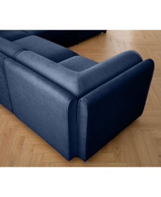 Chenille 2-Seater Sofa w/ Storage
