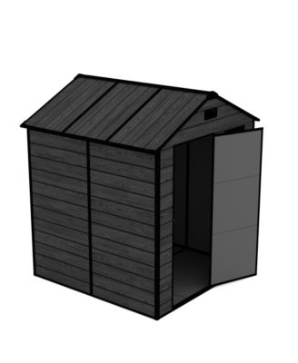 Streamdale 6x6 Resin Storage Shed - Waterproof, UV Proof