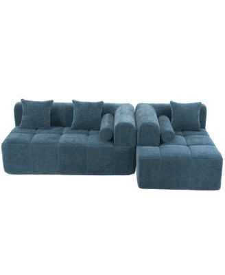 + Sectional Sofa (Modular) + Fabric + Deep Seating & Pockets + Couch