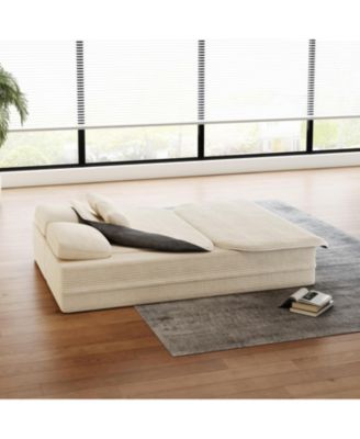 75" Foldable Sofa Bed with Blanket