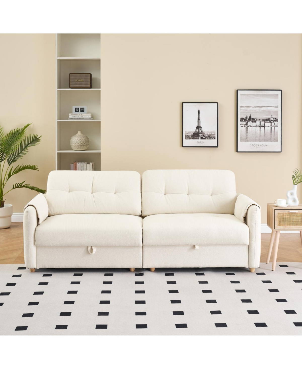 Streamdale Furniture Teddy Cotton Linen Sofa