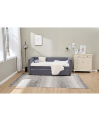 Velvet Daybed - Modern Diamond Design