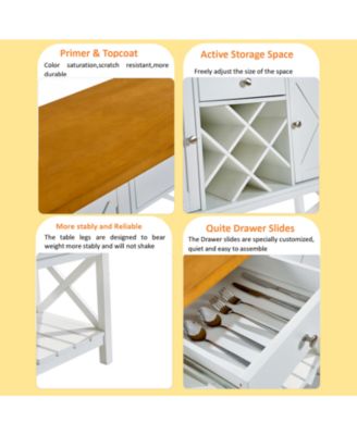 Streamdale Bar Cabinet Console Table with Storage