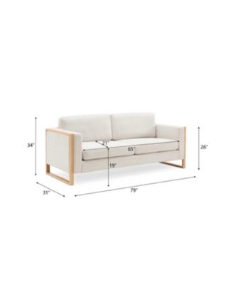 Streamdale + 79" + Solid Wood + Modern Design + Sofa
