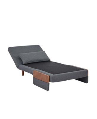 Modern Linen Sleeper Sofa Bed - Modular, Adjustable Backrest